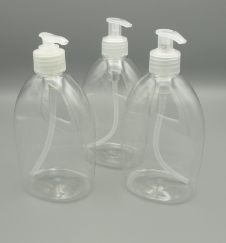 500ml čirá lahvička + čirá pumpička 2+1 ks