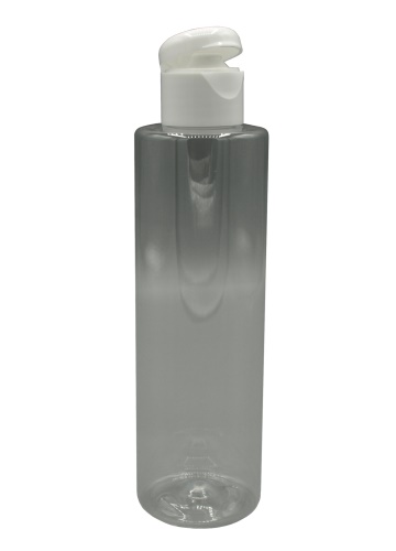 200 ml čirá lahvička + flip top oblý
