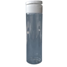 250 ml čirá lahvička + uzávěr bílá/bílá