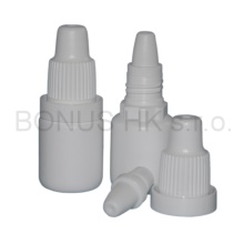 bílý uzávěr s pojistým kroužkem pro 5/10/15/30ml