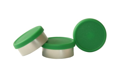 Al pertl D 20 mm push-off, zelený