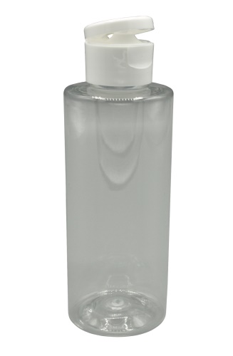 150 ml čirá lahvička + flip top plochý