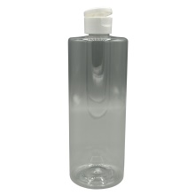 400 ml čirá lahvička + flip top plochý
