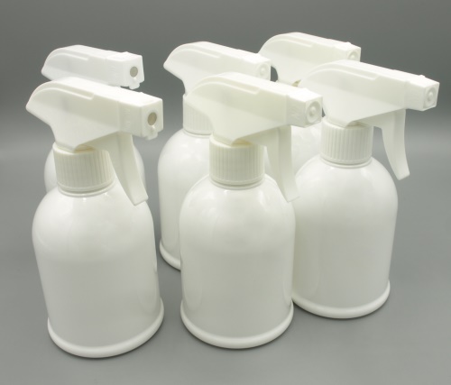 300ml bílá lahvička + bílý trigger 4+2 ks