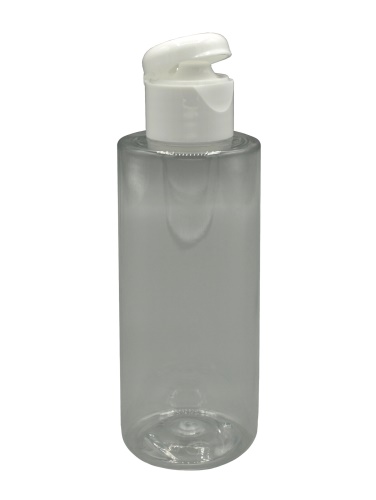 150 ml čirá lahvička + flip top oblý 