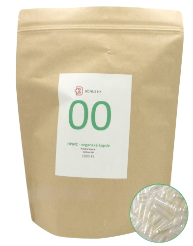 Prázdné celulozové kapsle 00 balení 1000ks