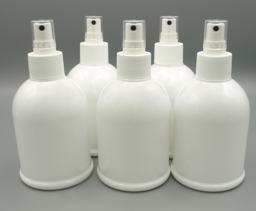 300ml bílá lahvička + bílý rozprašovač 5ks