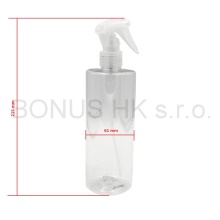 400 ml čirá lahvička + natur mini trigger 