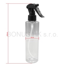 200 ml čirá lahvička + černý mini trigger