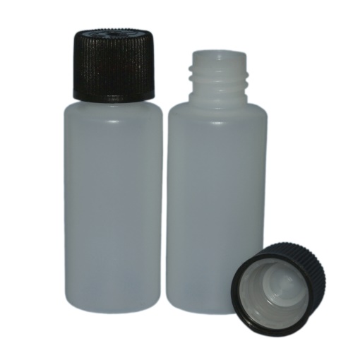 30 ml lahvička + uzávěr s dětskou pojistkou natur/černá